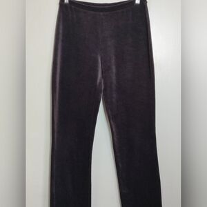 Express Tricot Women's Plum Velvet Stretch Pants